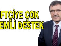 Çiftçiye çok önemli destek