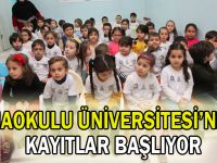 Anaokulu Üniversitesi’nde kayıtlar başlıyor