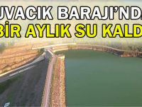 Yuvacık Barajı’nda bir aylık su kaldı