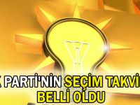 AK Parti'nin seçim takvimi belli oldu