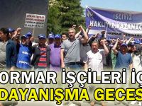 Flormar işçileri için dayanışma gecesi