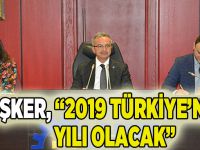 Köşker,“2019 Türkiye’nin yılı olacak”
