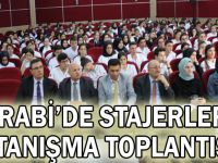 Farabi'de stajerlerle tanışma toplantısı