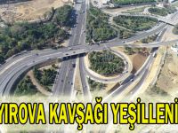 Çayırova Kavşağı yeşilleniyor