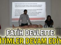 Fatih devlette eğitimler devam ediyor