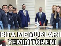 Zabıta memurlarına yemin töreni