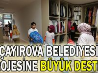 Çayırova belediyesi projesine büyük destek