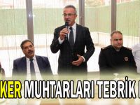 Köşker Muhtarları Tebrik Etti