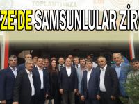 Gebze’de Samsunlular zirvesi