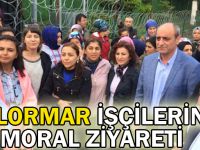 Flormar işçilerine moral ziyareti