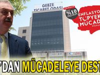 GTO’dan mücadeleye destek