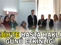 Fatih'te Hasta Hakları Günü etkinliği