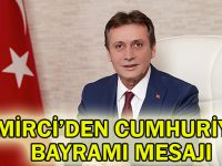 Demirci'den Cumhuriyet bayramı mesajı