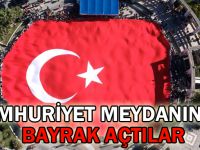 Cumhuriyet bayramında bayrak açtılar