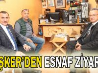 Köşker'den esnaf ziyareti