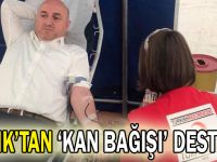 Bıyık’tan ‘Kan Bağışı’ desteği