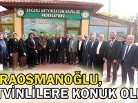 Karaosmanoğlu,  Artvinlilere konuk oldu