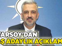 Eryarsoy'dan flaş adaylık açıklaması