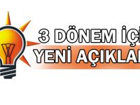 3 Dönem İçin Yeni Açıklama