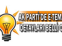 AK Parti’de e-temayül detayları belli oldu