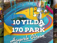 10 yılda 170 Park!