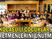 Kocaelili çocuklar, öğretmenlerini unutmadı