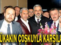 Büyükakın coşkuyla karşılandı