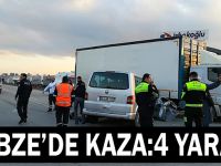 Gebze'de kaza;4 yaralı