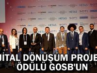 'Dijital Dönüşüm Projesi' ödülü GOSB'un