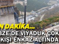 Gebze'de viyadük çöktü;5 kişi enkaz altında kaldı!