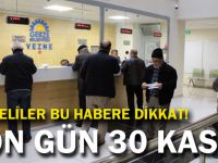 Son gün 30 Kasım