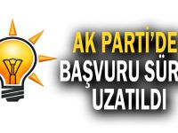 AK Parti’de başvuru süreci uzatıldı