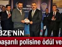 Gebze'nin iki başarılı polisine ödül verildi