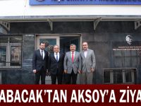 Karabacak'tan Aksoy'a ziyaret