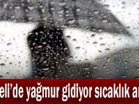 Kocaeli'de Yağmur gidiyor sıcaklık artıyor