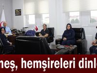 Güneş, hemşireleri dinledi