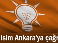 21 isim Ankara'ya çağrıldı
