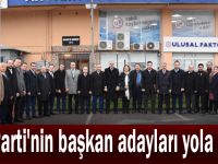 AK Parti'nin başkan adayları yola çıktı