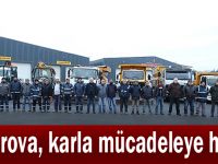 Çayırova, karla mücadeleye hazır