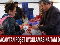 Karabacak'tan poşet uygulamasına tam destek