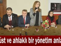 Çetinkaya, ‘Dürüst ve ahlaklı bir yönetim anlayışı’