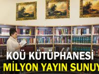 KOÜ Kütüphanesi 3.5 milyon yayın sunuyor