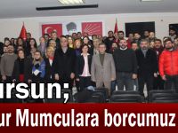 Dursun, “Uğur Mumculara borcumuz var”