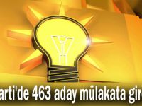 AK Parti'de 463 aday mülakata girecek