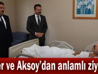 Güler ve Aksoy'dan anlamlı ziyaret