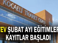 KOTEV Şubat Ayı Eğitimlerine Kayıtlar Başladı