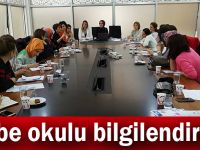 Gebe okulu bilgilendirildi