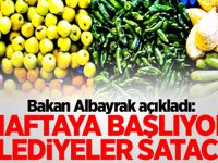 Bakan Albayrak: Haftaya başlıyor, belediyeler satacak