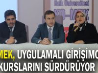 KO-MEK, Uygulamalı Girişimcilik kurslarını sürdürüyor