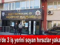 Gebze'de 3 iş yerini soyan hırsızlar yakalandı